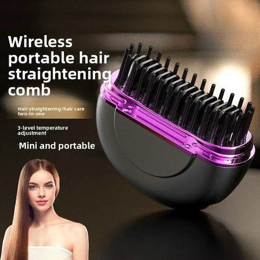 Wireless Hair Straightener Comb